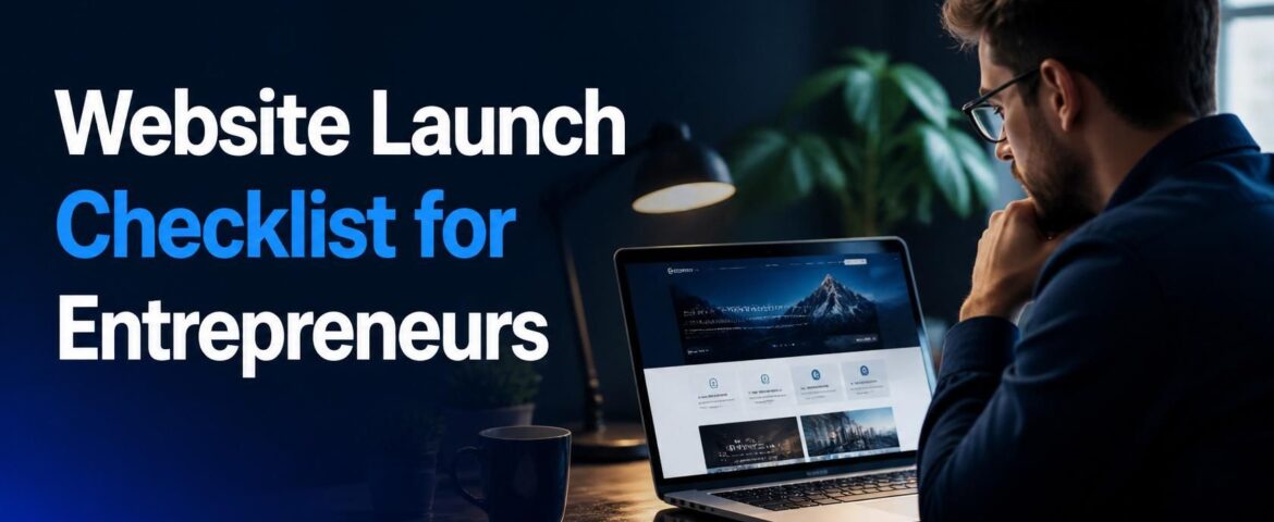 Website launch checklist for entrepreneurs